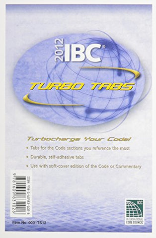 2012 International Building Code® Turbo Tabs (loose leaf)