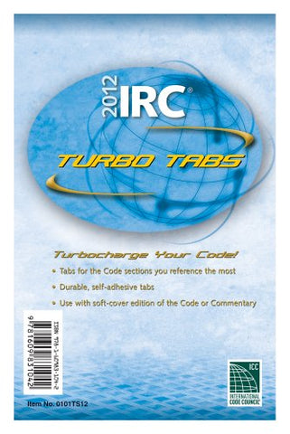 2012 Internaional Residential Code Turbo Tabs (loose leaf)