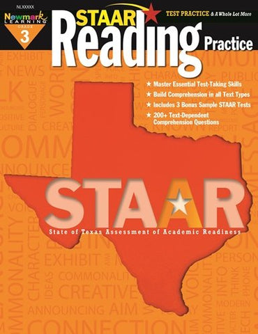 STAAR Reading Practice Grade 3 (Paperback)