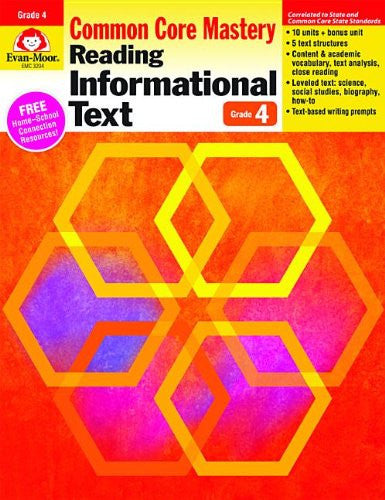 Reading Informational Text: Common Core Mastery, Grade 4