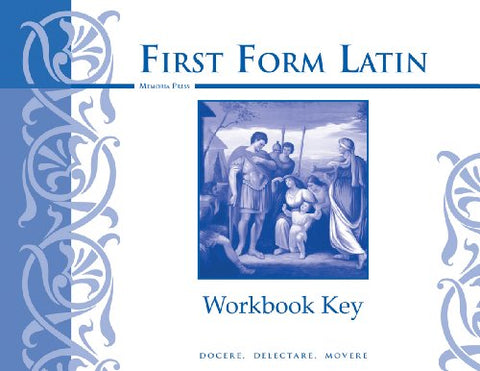 First Form Latin Workbook Key, Saddle-stitched