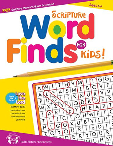 Scripture Word Finds for Kids Puzzle Book (Paperback)