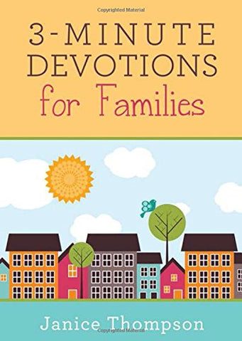 3-Minute Devotions for Families (Paperback)