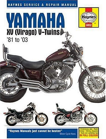 Yamaha XV (Virago) V-Twins 1981 to 2003