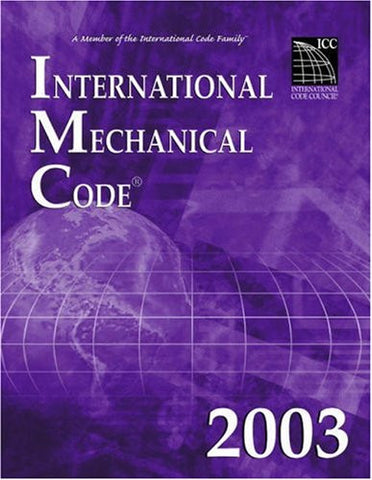 2003 International Mechanical Code (paperback)