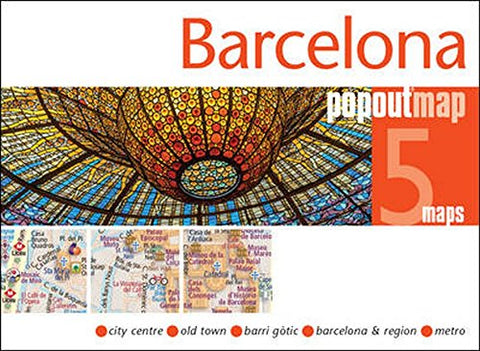 Barcelona PopOut Map (Sheet Map)
