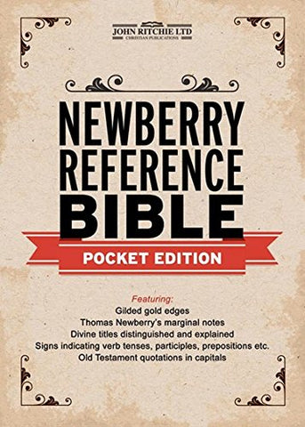 Newberry Reference Bible Pocket Edition - Leather Bound