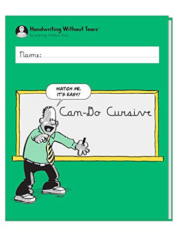 Learning Without Tears - Can-Do Cursive Student Workbook - Handwriting Without Tears Series - 5th Grade Writing Book - Cursive Writing Skills and Language Arts Lessons - For School or Home Use