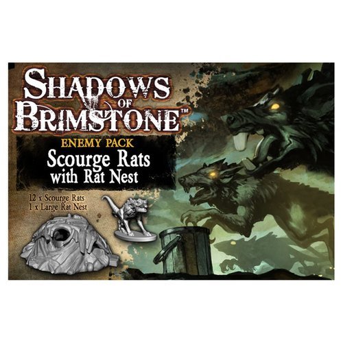 Flying Frog Productions   -  Shadows Of Brimstone: Scourge Rats with Rat Nest Enemy Pack