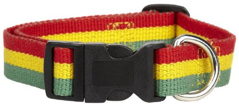 Nylon Rasta Collars & Leads - Medium (13-18")