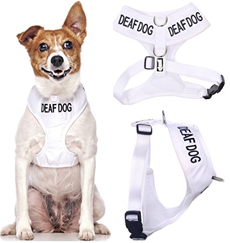 Friendly Dog Collars- Deaf Dog Smalll Harness 15-24inch Chest