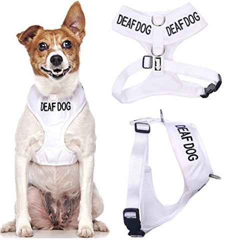 Friendly Dog Collars- Deaf Dog Smalll Harness 15-24inch Chest