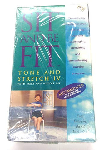 Sit and Be Fit:Tone&Stretch 4 [VHS]