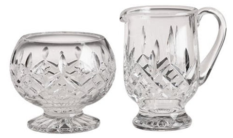 Lismore Footed Creamer & Sugar (not in pricelist)