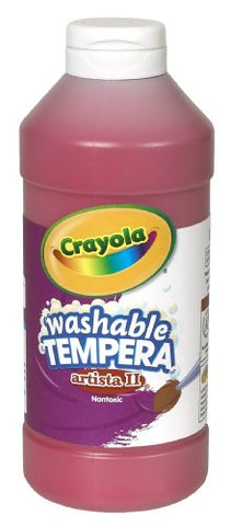 Artista II Washable Tempera Paint, 16 oz. - Red
