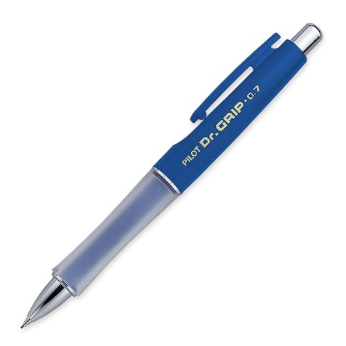 Dr. Grip Mechanical Pencil, 0.7mm Tip, Navy