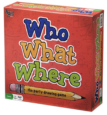 University Games Who, What, Where - The Party Drawing Game