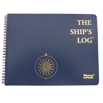 The Ship's Log, 11.4in L x 8.8in W x 0.3in H, 0.8 lb