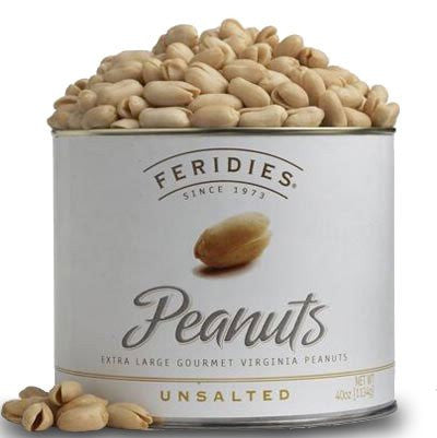 Unsalted Virginia Peanuts - 40 oz