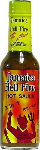 Jamaica Hell Fire 2 in 1 Hot Sauce 5.15 oz (not in pricelist)