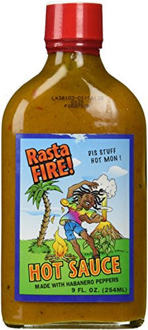 Rasta Fire. Hot, Hot ,Hot Sauce 6.8 oz