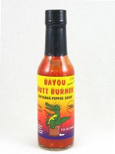 Bayou Butt Burner Louisiana Pepper Sauce - Hot Sauce 5 oz