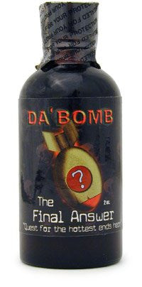 Da' Bomb The Final Answer Hot Sauce 2 oz