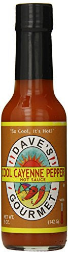 Dave's Cool Cayenne Pepper Hot Sauce 5 oz
