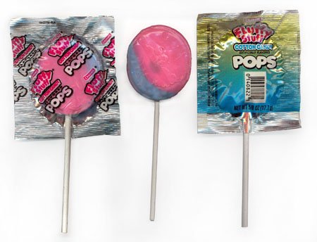 Charms Fluffy Stuff Cotton Candy Pop 48 Count