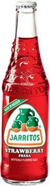 Jarritos Strawberry Natural Flavor Soda with Real Sugar 12.5 Oz