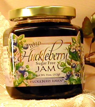 Sugar Free Wild Huckleberry Jam 11 oz.