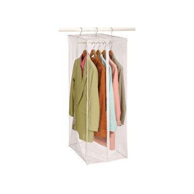 Clear  Vinyl Suit Bag with Maxi-Rack