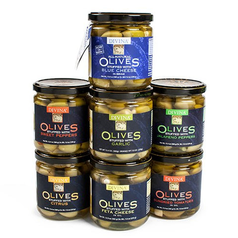 Stuffed Greek Olives,Sweet Pepper