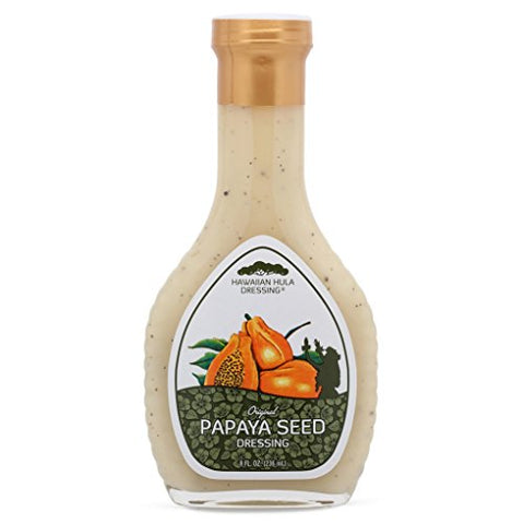 Hawaiian Hula Papaya Seed Dressing -  8 oz