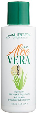 Aubrey Organics Pure Aloe Vera 4 oz Gel