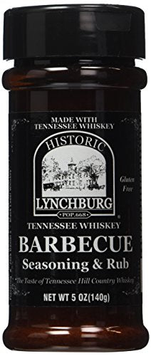 Historic Lynchburg Tennessee Whiskey Barbecue Seasoning & Rub 5 oz