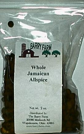 Whole Allspice, Jamaican, 2 oz. bag