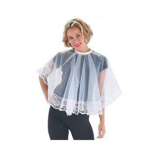 Will-O-Wisp Comb-Out Cape #108T, White