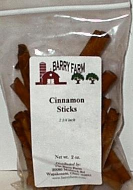 Cinnamon Sticks,  2 3/4"            	       2 oz. bag