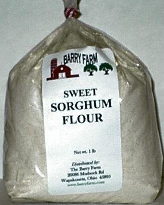 Sorghum Flour,  Sweet White, 1lb.