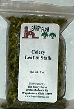 Celery Stalk & Leaf Flakes (Air Dried), 2oz.