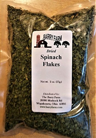 Spinach Flakes Air Dried, 2 oz