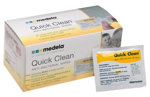 Quick Clean Breastpump & Accessory Wipes, 40-pack