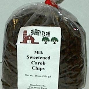 Milk Sweetened Carob Chips	1 lb.