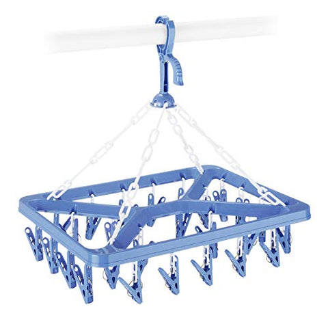 Laundry, Clip & Drip Hanger w/26 Clips