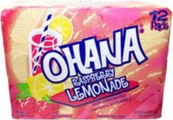 Ohana Raspberry Lemonade Can 12 Oz
