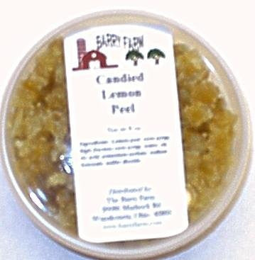 Candied Diced Lemon Peel, 1 lb.
