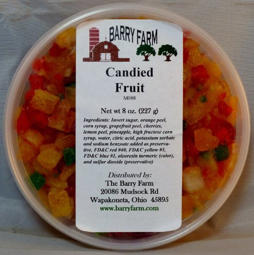 Candied Mixed Fruit 8 oz.