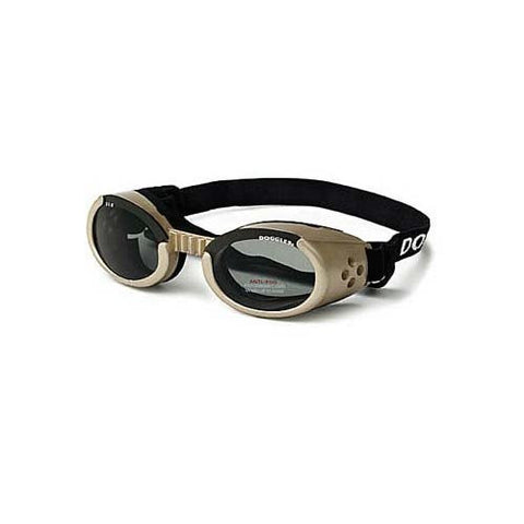 Chrome ILS Doggles with Light Smoke Lens - X-Large