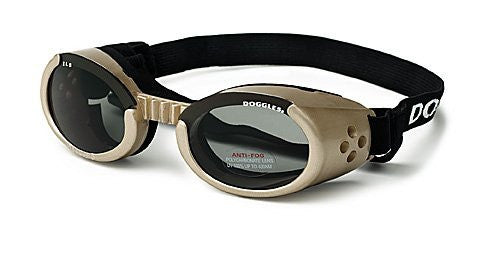 Chrome ILS Doggles with Light Smoke Lens - X-Small
